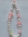 🩰 Bubblegum Pink Pearl & Dual Star Beaded Phone Charm 🩰