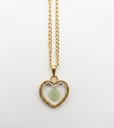 💚 Eternal Heart Sage Leaf Real Flower Resin Necklace 💚
