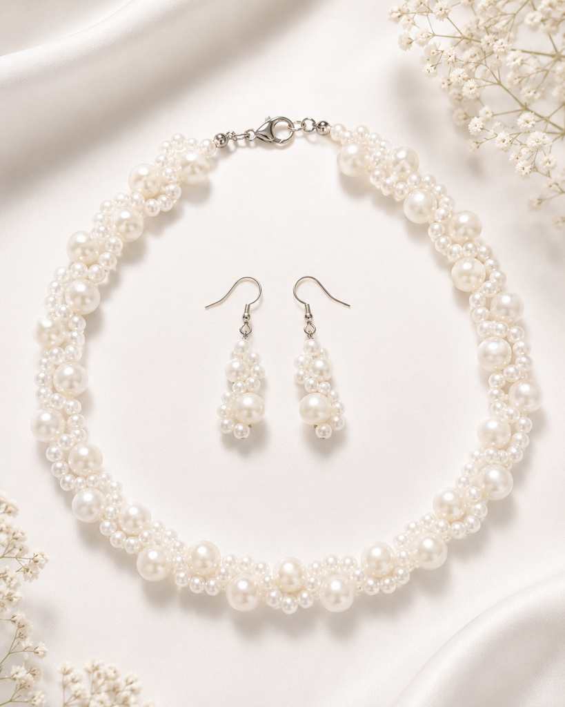 Pearl Blossom Jewelry Set