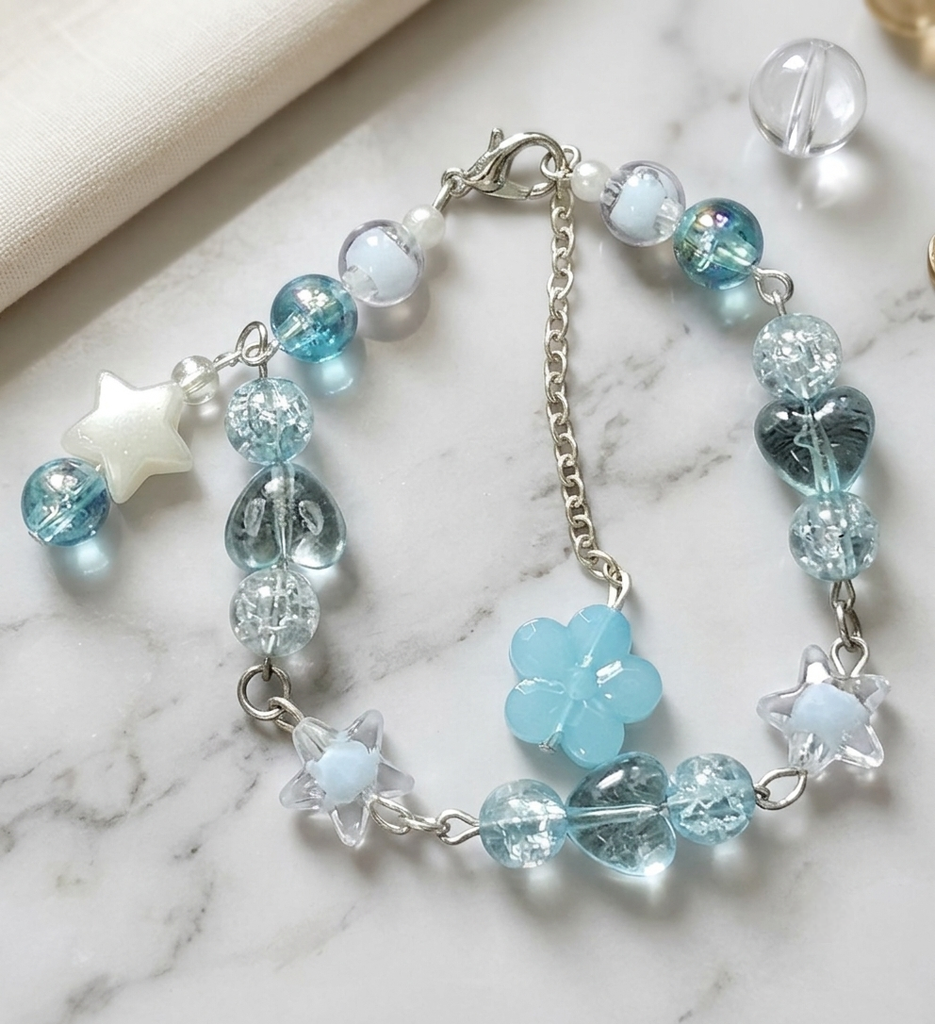 Celestial Bloom Charm Bracelet