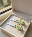 Floral Alligator Hair Clips (2-Piece Set)